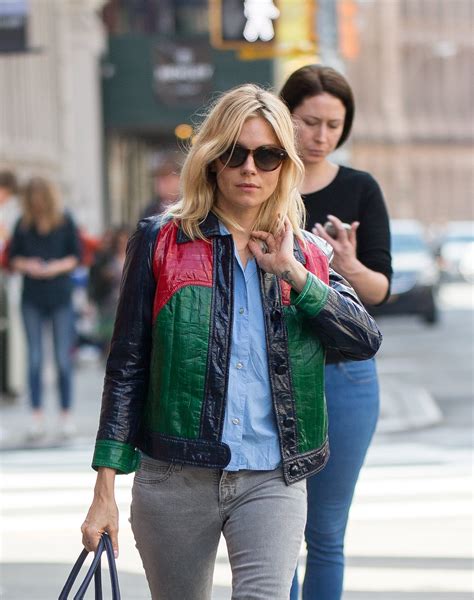 sienna miller gucci leather jacket|Sienna Miller’s Best Looks On and Off the Red Carpet .